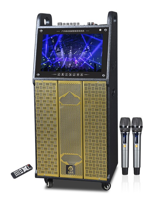 F112聲卡版噴漆系列視頻拉桿音響 F112聲卡版噴漆系列視頻拉桿音響